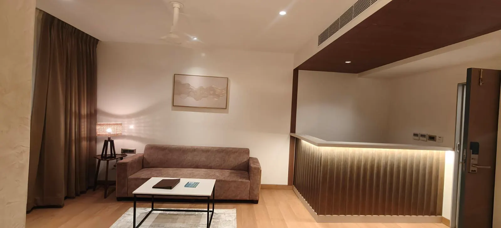 Spacious family room at Hotel Ocean Blue near RK Beach